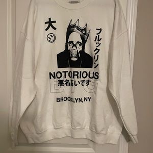 BIGGIE Crew Neck Sweatshirt 3x Unisex